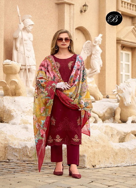 Zarqash Vol 9 By Belliza Cotton Dress Material Wholesale Shop In Surat
